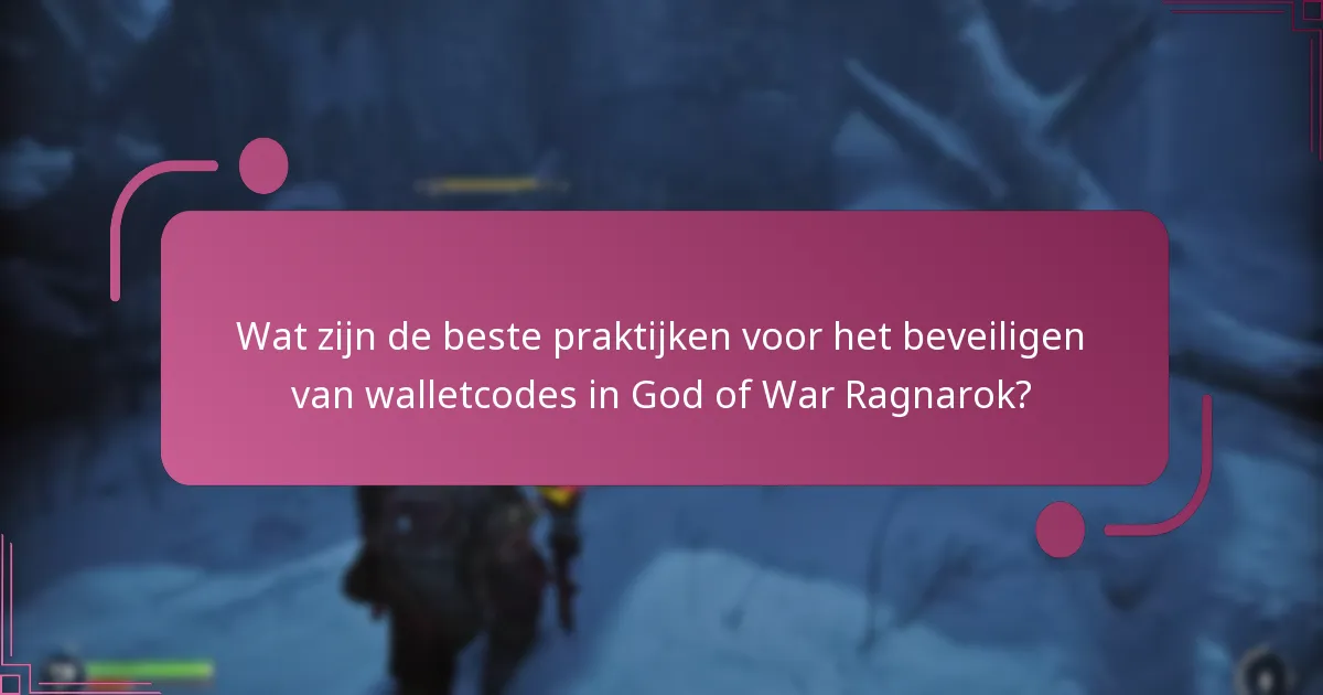 Hoe kunnen gebruikers beveiligingsmaatregelen voor walletcodes implementeren?